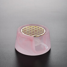 Chauffe-théière en verre cristal pour théières et tasses à thé équitables