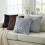 Μαξιλαροθήκες Spring Euro Sham 22x22", Σετ 2 τεμαχίων, μαλακές βελούδινες ψεύτικες μάλλινες, 5