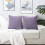 Ensemble de 4 housses de coussin effet lin, 45 x 45 cm 1