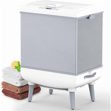 Seau chauffe-serviettes pliable de 35 L avec modes chauffage et séchage