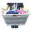 41L Collapsible Laundry Basket – Foldable Pop-Up Storage, Portable Washing Tub, Space-Saving Hamper, 3-Handled Rectangular, Grey (Compatible with 6