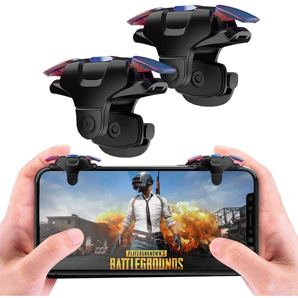 1 Pair Mobile Game Controller Triggers Compatible With Iphone & Android Â For Pubg, Fortnite, Knives Out, Rules Of Survival 9357860840330