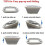 41L Collapsible Laundry Basket – Foldable Pop-Up Storage, Portable Washing Tub, Space-Saving Hamper, 3-Handled Rectangular, Grey (Compatible with 8