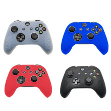 Housse de manette Xbox One S antidérapante en silicone, disponible en quatre couleurs