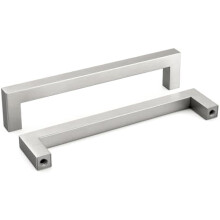 Schrankgriffe aus gebürstetem Nickel, 128 mm Lochabstand, 10er-Packung