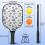 Σετ κουπιών Pickleball από υαλοβάμβακα Floral2Paddles2Balls 4