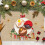 Ensemble de sets de table et chemin de table de Noël en lin imprimé 5