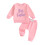(2-3 Years, Pink) Herbst-Outfit für kleine elastischem Bund. 1
