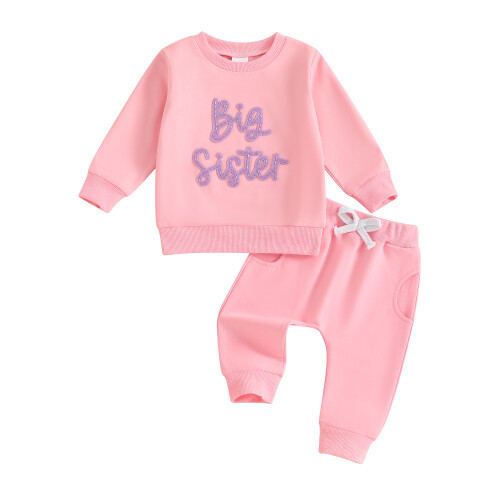 (2-3 Years, Pink) Herbst-Outfit für kleine elastischem Bund.