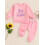 (2-3 Years, Pink) Herbst-Outfit für kleine elastischem Bund. 4