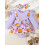 (9-12 Months, Purple) Conjunto de macacão de cabelo. 5