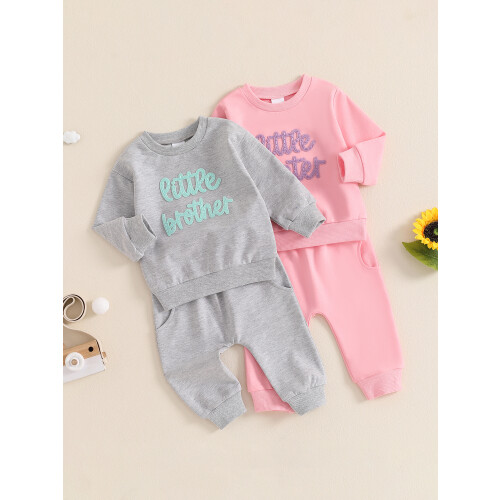 (0-6 Months, Gray) Φθινοπωρινά ρούχα για και αδερφούς 2