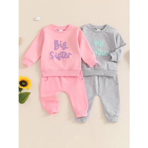 (4-5 Years, Gray) Herbst-Outfit für kleine elastischem Bund. 2