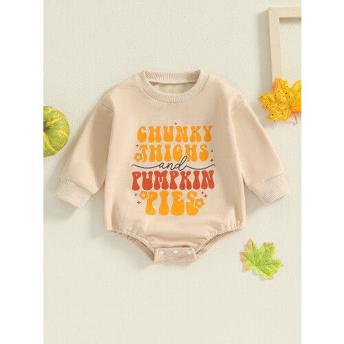 (6-12 Months, Beige) Μωρό Halloween Φούτερ Χαριτωμένα Ρούχα 2