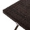 Outsunny Folding Rattan Garden Coffee Table, Small Square Outdoor 3