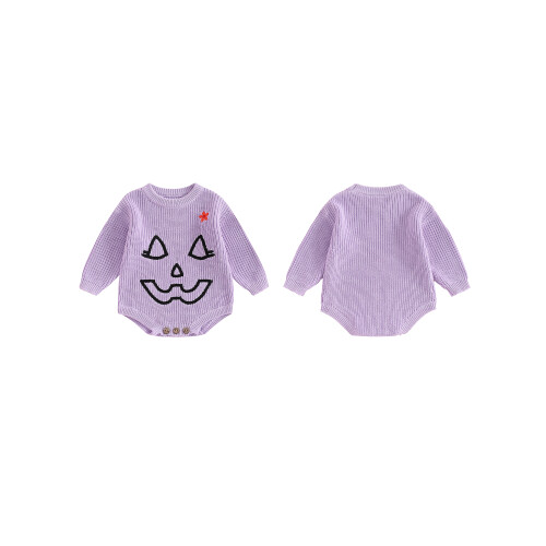 (9-12 Months, Purple) Combinaison pull d'Halloween pour l'automne. 1