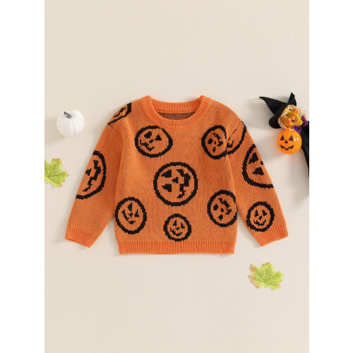 (6-12 Months, Orange) Πουλόβερ μωρών με για νήπια 2
