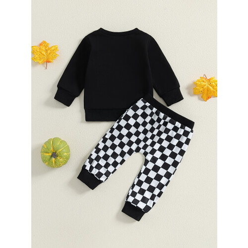 (3-6 Months, Black) Σετ 2 τεμαχίων ρούχα Halloween. 2