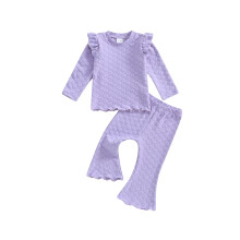 (4-5 Years, Purple) Dievčenská súprava nohavíc jesenný outfit