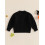 (6-12 Months, Black) Πλεκτό πουλόβερ αγοριών σχέδιο κολοκύθας 6