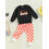 (18-24 Months, Black) Φθινοπωρινή Στολή Μικρού Ελαστική Μέση 3