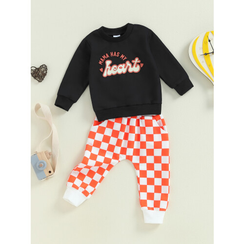 (18-24 Months, Black) Φθινοπωρινή Στολή Μικρού Ελαστική Μέση 2