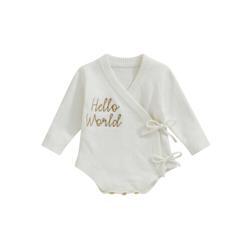(0-3M, White) Combinaison-pull bébé fille, et tout-petit