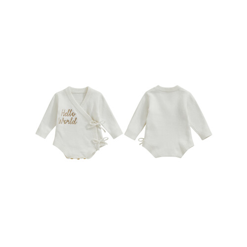 (0-3M, White) Combinaison-pull bébé fille, et tout-petit 1