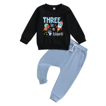 (2-3 Years, Sky Blue) Conjunto de aniversário de outono.