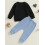 (6-12 Months, Black) Σετ 2 τεμαχίων + παντελόνι 6