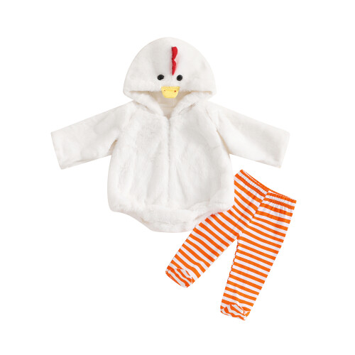 (18-24 Months, White) Completo autunnale per 2 pezzi.