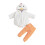 (0-6 Months, White) Completo autunnale per 2 pezzi. 11