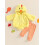 (0-6 Months, Yellow) Completo autunnale per 2 pezzi. 6