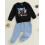 (2-3 Years, Sky Blue) Σετ 2 τεμαχίων + παντελόνι 5