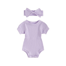 (9-12 Months, Purple) Ensemble bébé fille vêtements nouveau-né.