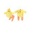 (2-3 Years, Yellow) Completo autunnale per 2 pezzi. 4