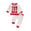 (6-12 Months, White) Completo natalizio per 2 pezzi. 1