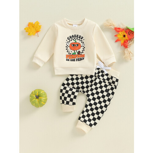 (0-6 Months, Apricot) Σετ 2 τεμαχίων για Halloween. 2