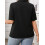 (XL, Black) Γυναικείο Plus Size Ριχτό Μπλούζα 6