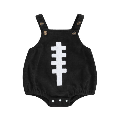 (6-9 Months, Black) Βρεφικές Φόρμες Αμάνικες για Καλοκαίρι-Φθινόπωρο