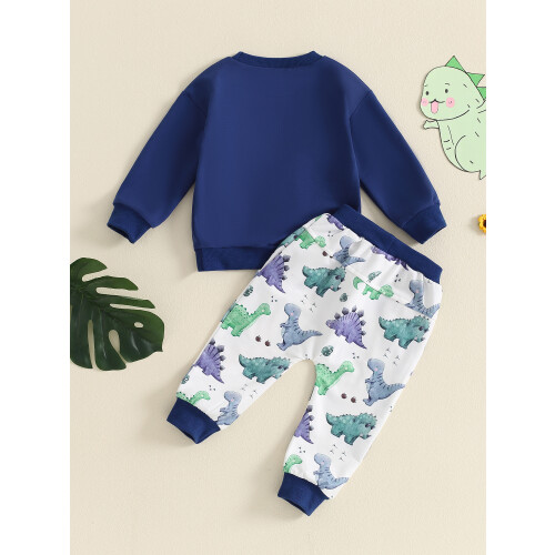 (6-12 Months, Blue) Φθινοπωρινό σετ ρούχων με κορδόνι 1