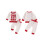 (6-12 Months, White) Completo natalizio per 2 pezzi. 2