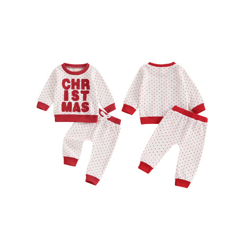 (6-12 Months, White) Completo natalizio per 2 pezzi. 1