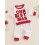 (6-12 Months, White) Completo natalizio per 2 pezzi. 4
