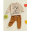 (2-3 Years, Beige) Conjunto de Halloween o Outono. 4