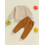 (0-6 Months, Beige) Conjunto de Halloween o Outono. 5