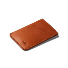 New Bellroy Leather Card Sleeve Wallet Terracotta Brown Tan minimalist