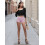 (L, Pink) Short d'été en le streetwear. 4