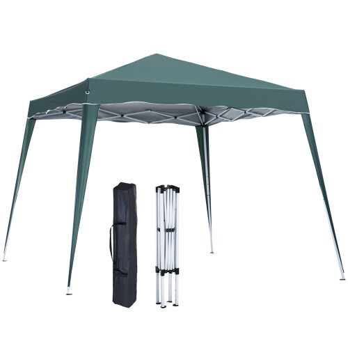 3x3m Pop Up Gazebo with Carry Bag, Green