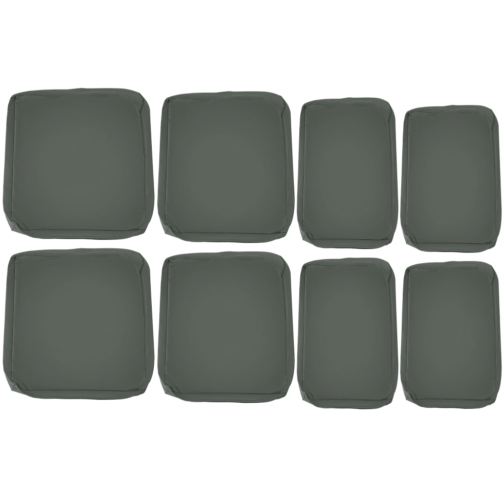 Outsunny Replacement Cushion Cover Garden Rattan Patio Furniture Seat